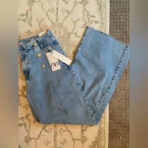 NWT Zara Wide Leg Jeans